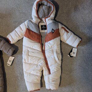 NWT Volcom Boy Baby Snowsuit 12 months